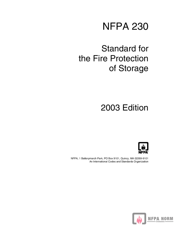 NFPA 230 PDF